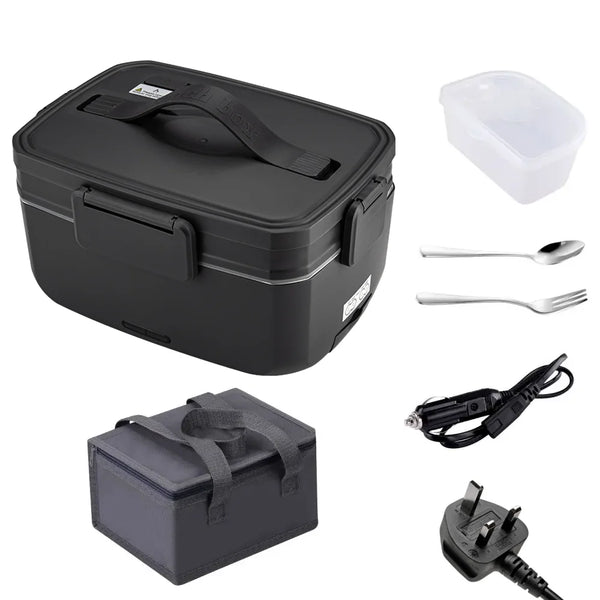 Electric Lunch Box 3.0L - No Water Heating - Portable Food Warmer for Car & Office