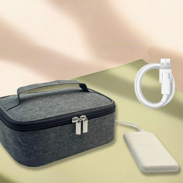 Heated Lunch Box with Insulated Bag - 3-Temp Portable Food Warmer for Car, Truck & Outdoor